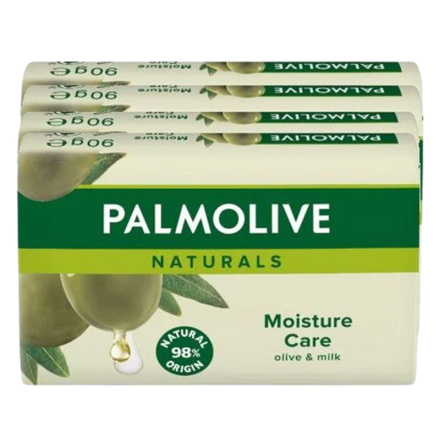Hrdtvl Palmolive Natural Moisture Care Olive 4x90 g